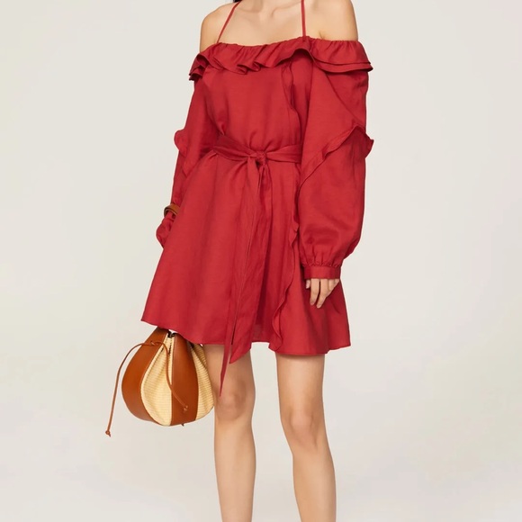 Marissa Webb Mini Linen Dress - Picture 2 of 5